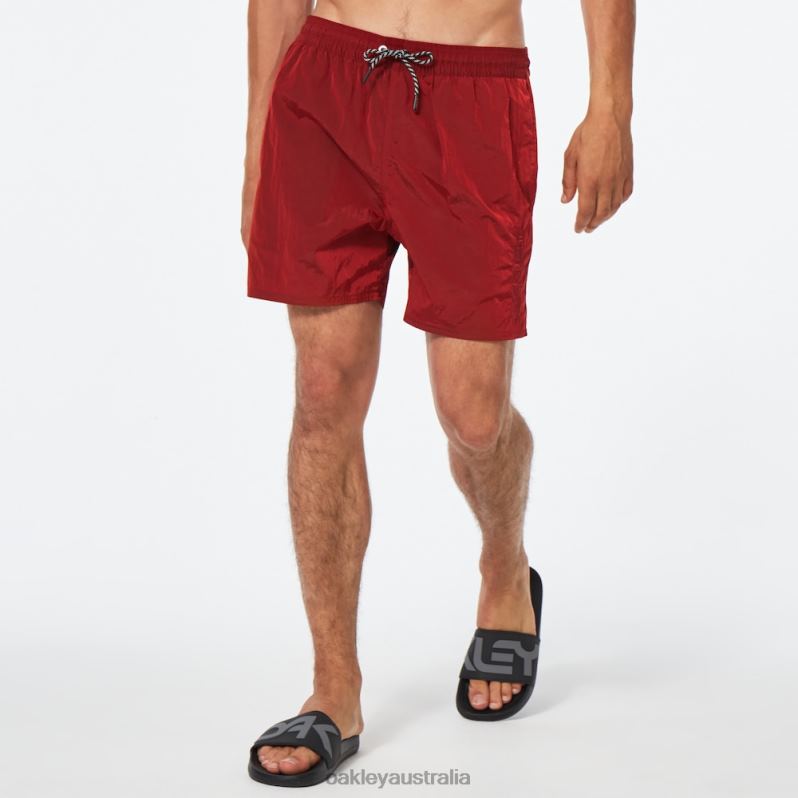 All Day B1B 16" Beach Short Red Line Oakley2ZJX2736