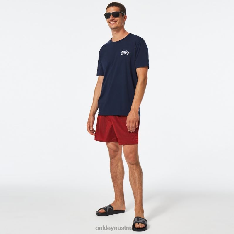 All Day B1B 16" Beach Short Red Line Oakley2ZJX2736
