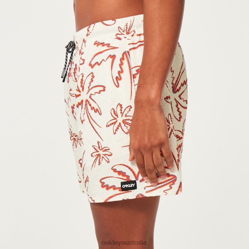 Deco Palms Rc Beachshort Three Lines Palms Arctic Oakley2ZJX2915