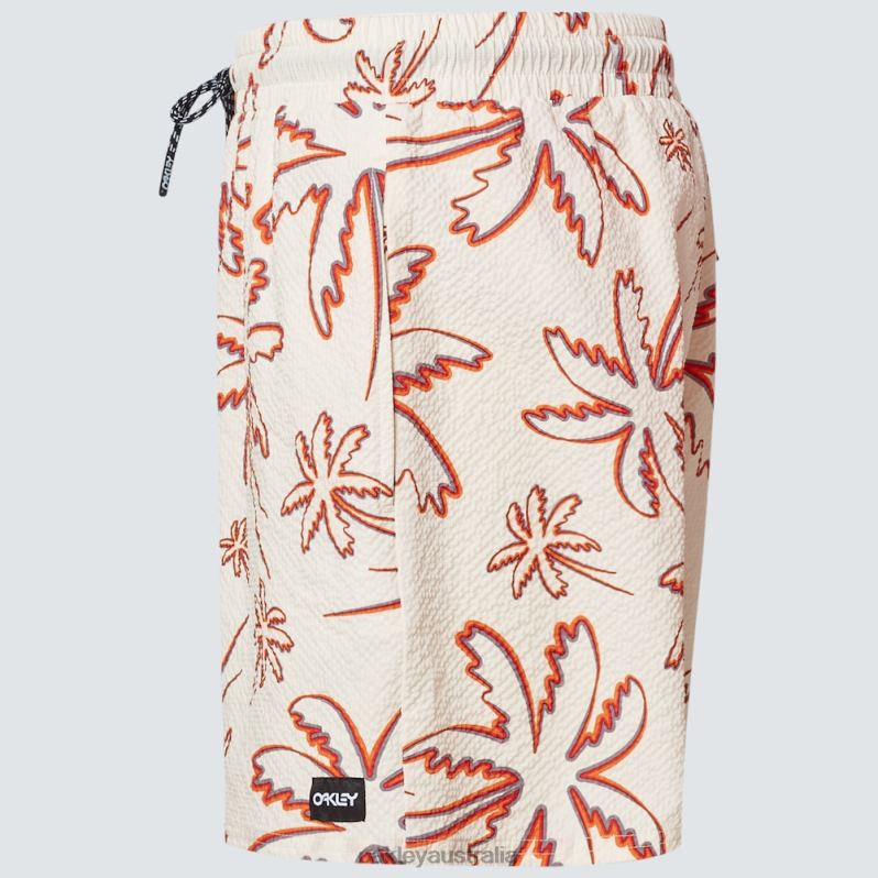 Deco Palms Rc Beachshort Three Lines Palms Arctic Oakley2ZJX2915