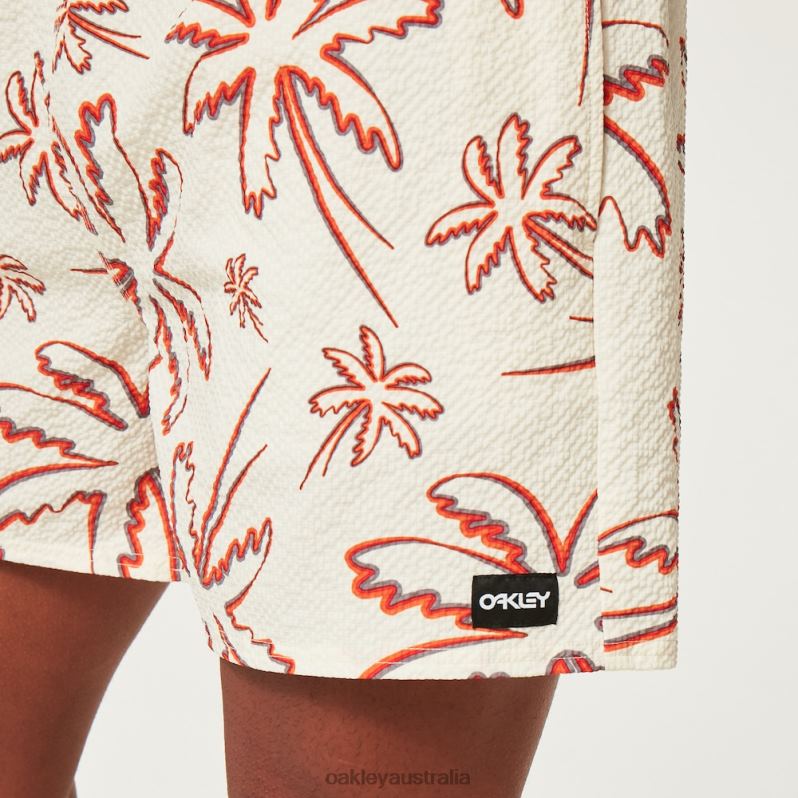 Deco Palms Rc Beachshort Three Lines Palms Arctic Oakley2ZJX2915