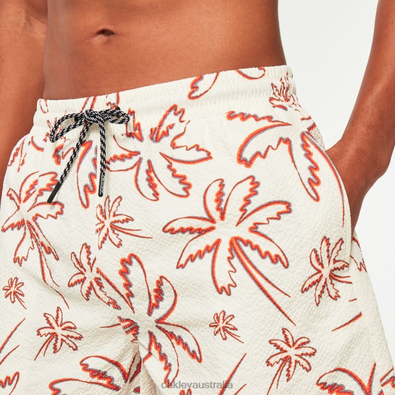 Deco Palms Rc Beachshort Three Lines Palms Arctic Oakley2ZJX2915