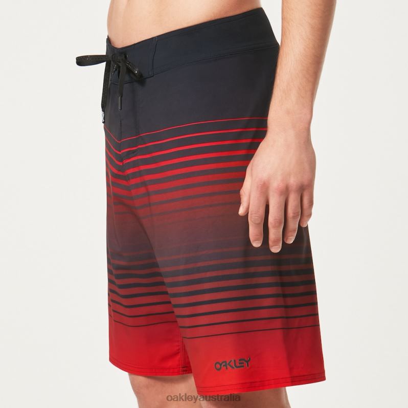 Fade Out 21" Rc Boardshort Black/Red Stripes Oakley2ZJX2835