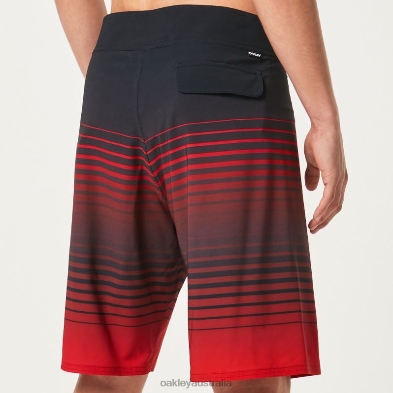Fade Out 21" Rc Boardshort Black/Red Stripes Oakley2ZJX2835