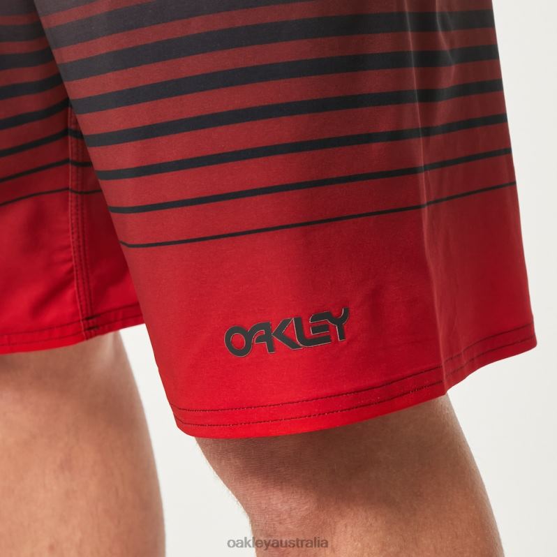Fade Out 21" Rc Boardshort Black/Red Stripes Oakley2ZJX2835
