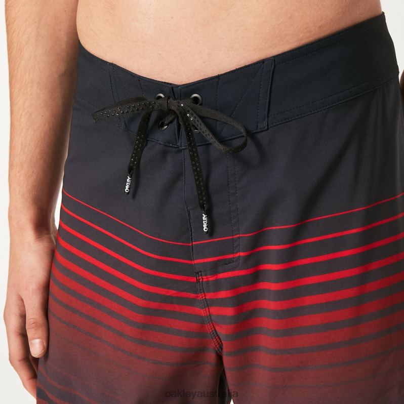 Fade Out 21" Rc Boardshort Black/Red Stripes Oakley2ZJX2835