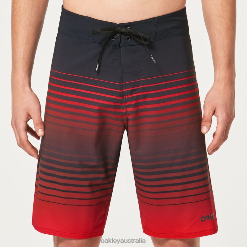 Fade Out 21" Rc Boardshort Black/Red Stripes Oakley2ZJX2835