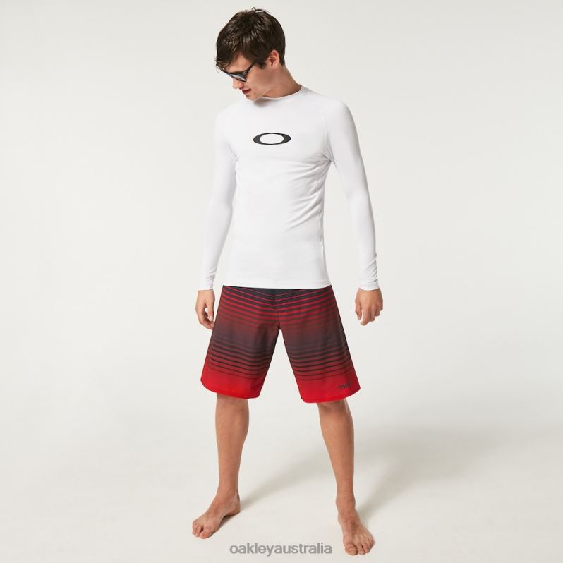 Fade Out 21" Rc Boardshort Black/Red Stripes Oakley2ZJX2835