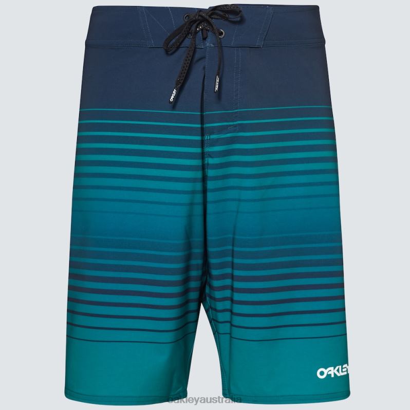 Fade Out 21" Rc Boardshort Green/Fathom Stripes Oakley2ZJX2836
