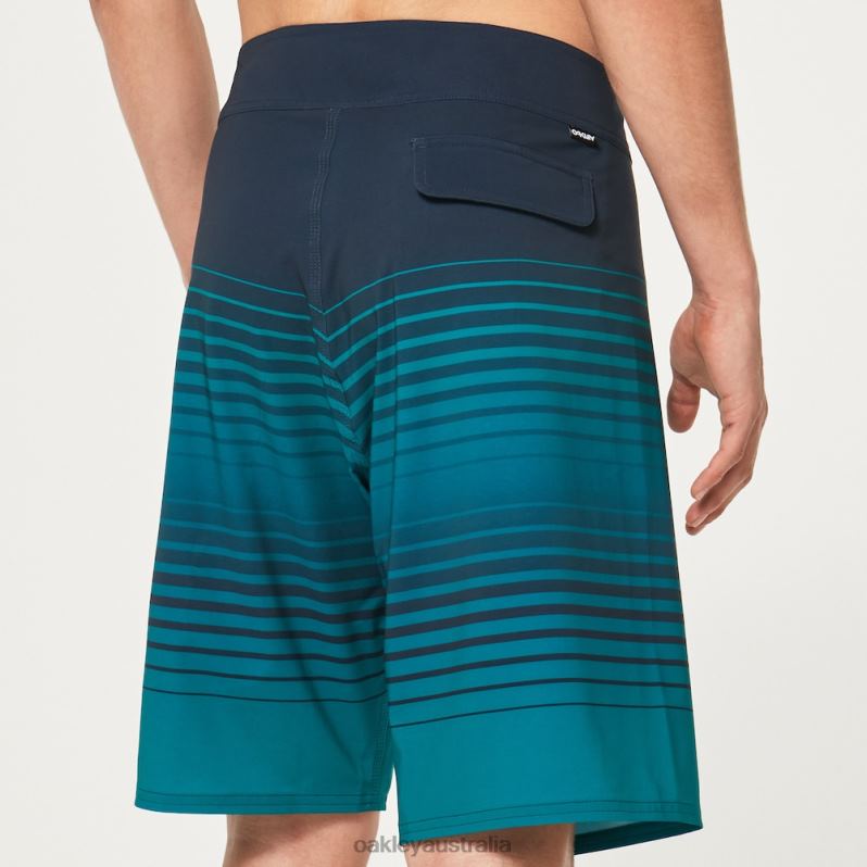 Fade Out 21" Rc Boardshort Green/Fathom Stripes Oakley2ZJX2836
