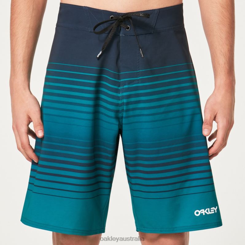 Fade Out 21" Rc Boardshort Green/Fathom Stripes Oakley2ZJX2836