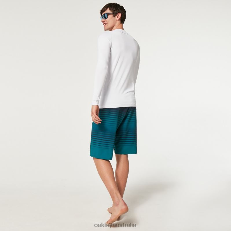 Fade Out 21" Rc Boardshort Green/Fathom Stripes Oakley2ZJX2836