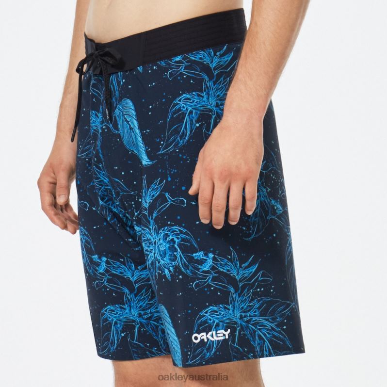 Ohana Floral 20" Boardshort Blue Flower Frog Oakley2ZJX2895
