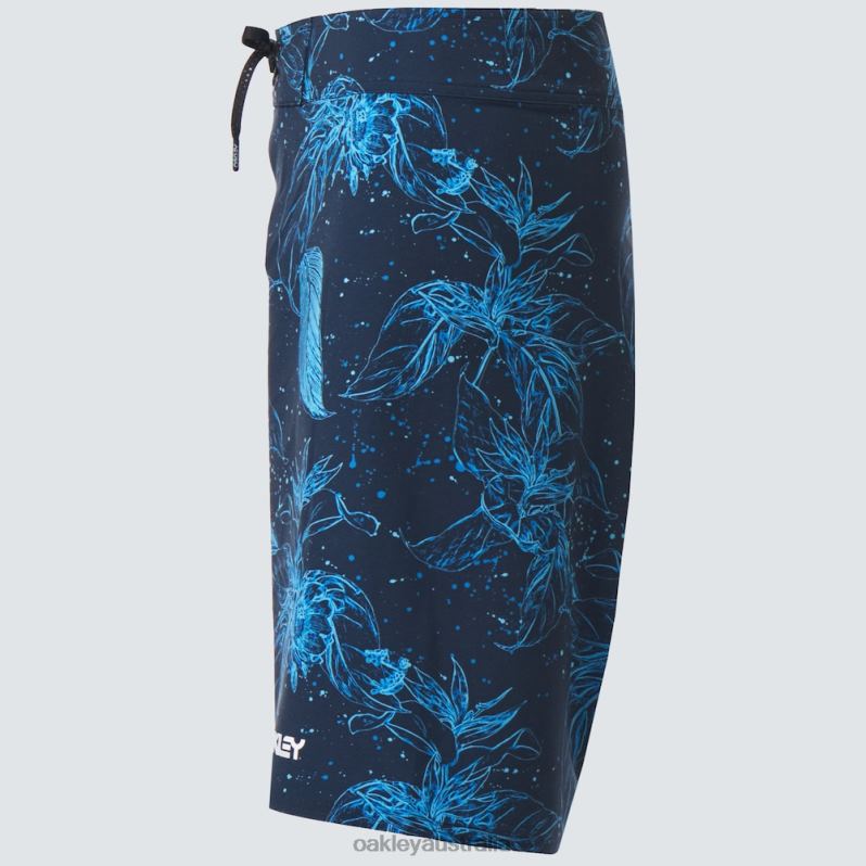 Ohana Floral 20" Boardshort Blue Flower Frog Oakley2ZJX2895