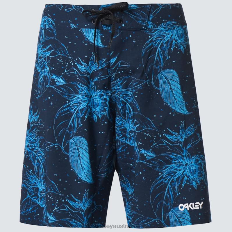 Ohana Floral 20" Boardshort Blue Flower Frog Oakley2ZJX2895