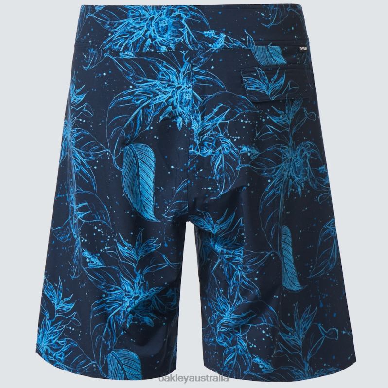 Ohana Floral 20" Boardshort Blue Flower Frog Oakley2ZJX2895