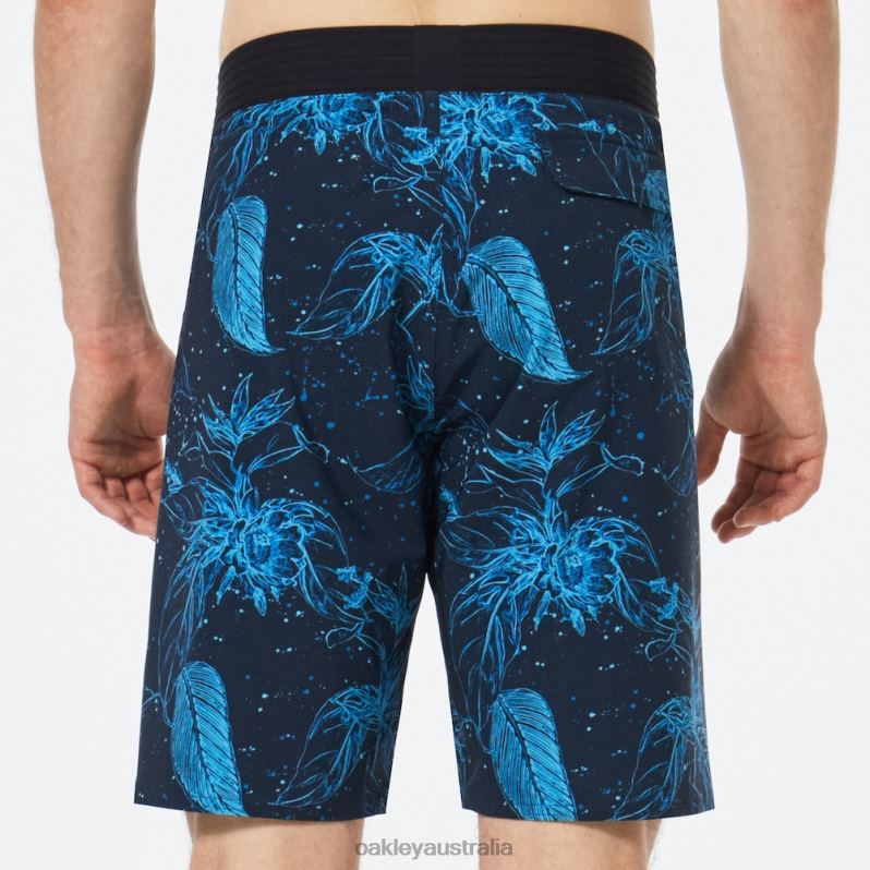 Ohana Floral 20" Boardshort Blue Flower Frog Oakley2ZJX2895