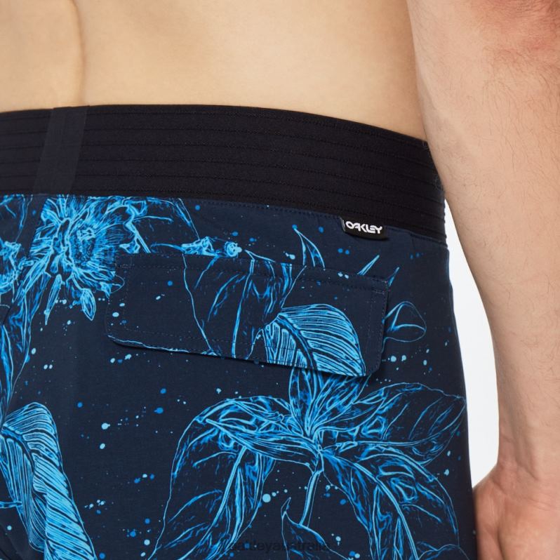Ohana Floral 20" Boardshort Blue Flower Frog Oakley2ZJX2895