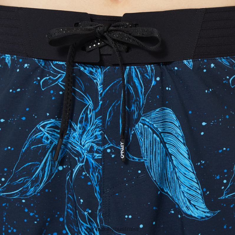 Ohana Floral 20" Boardshort Blue Flower Frog Oakley2ZJX2895