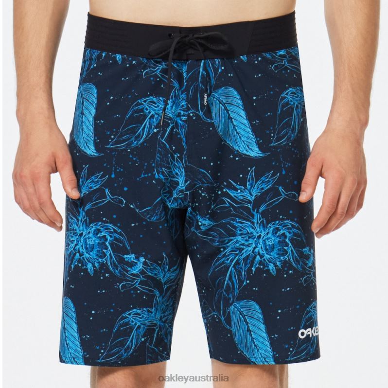 Ohana Floral 20" Boardshort Blue Flower Frog Oakley2ZJX2895