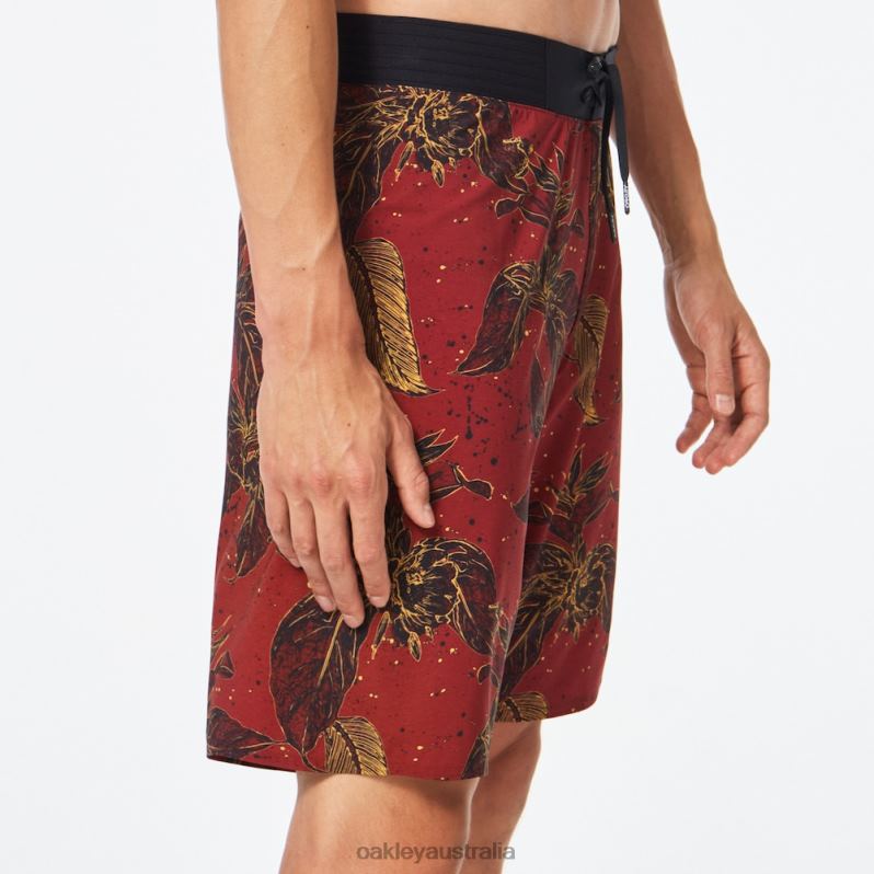Ohana Floral 20" Boardshort Red Flower Frog Oakley2ZJX2894
