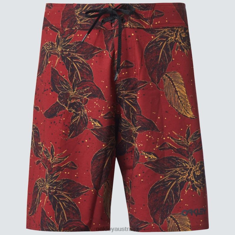 Ohana Floral 20" Boardshort Red Flower Frog Oakley2ZJX2894