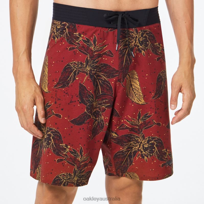 Ohana Floral 20" Boardshort Red Flower Frog Oakley2ZJX2894