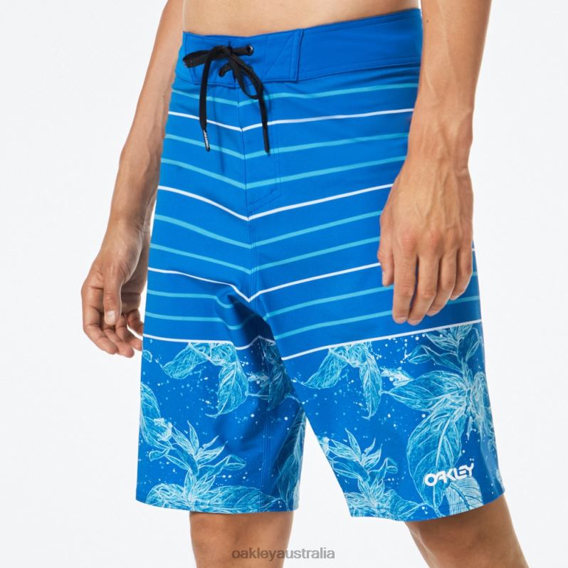 Retro Split 21 Boardshort Light Blue Flower/Stripe Oakley2ZJX2782