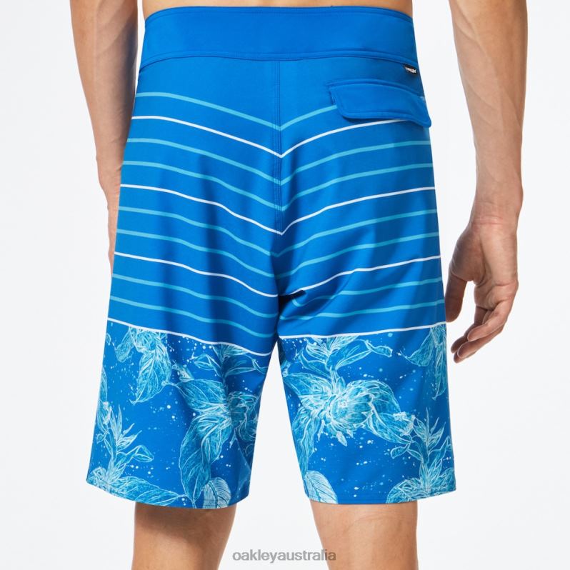 Retro Split 21 Boardshort Light Blue Flower/Stripe Oakley2ZJX2782