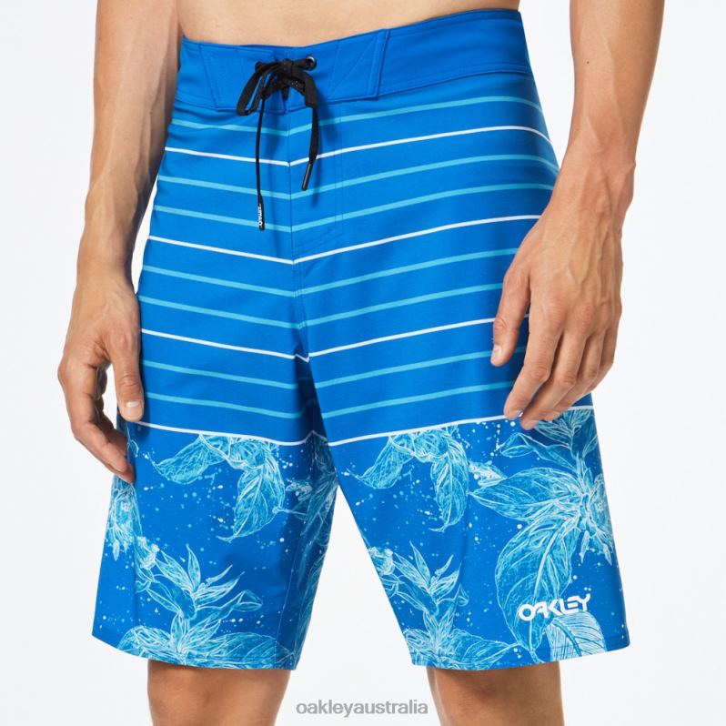Retro Split 21 Boardshort Light Blue Flower/Stripe Oakley2ZJX2782