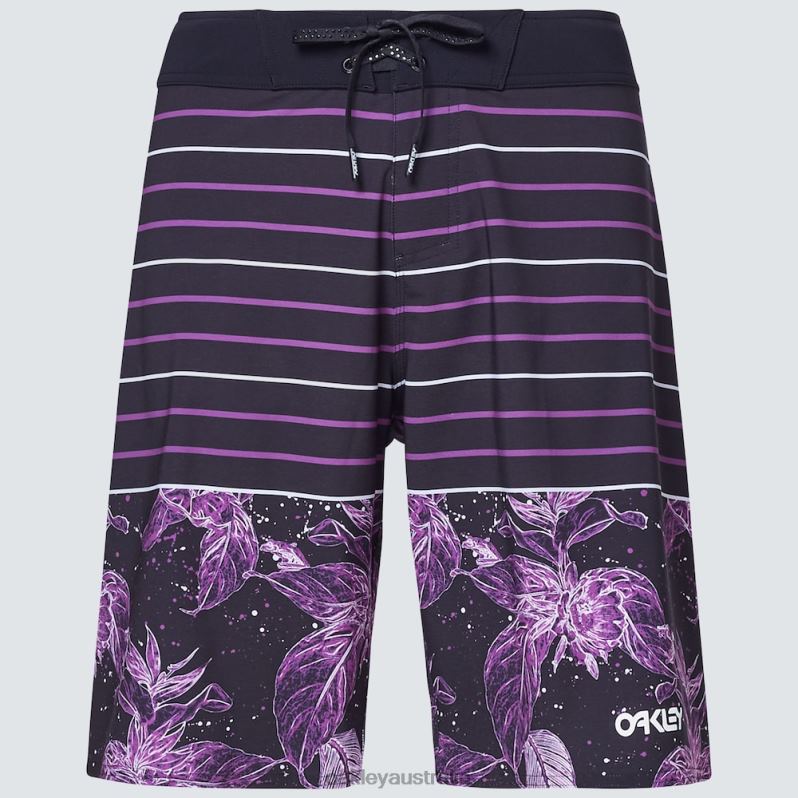 Retro Split 21 Boardshort Purple Flower/Stripe Oakley2ZJX2783