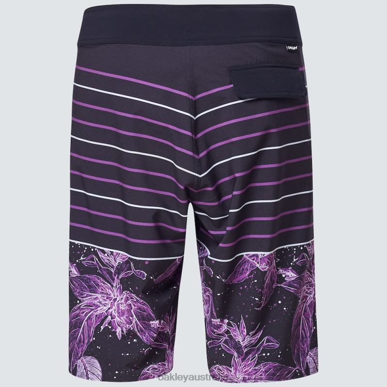 Retro Split 21 Boardshort Purple Flower/Stripe Oakley2ZJX2783