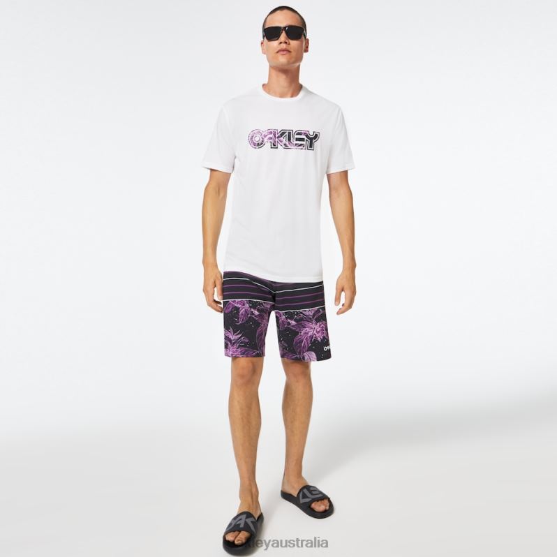 Retro Split 21 Boardshort Purple Flower/Stripe Oakley2ZJX2783