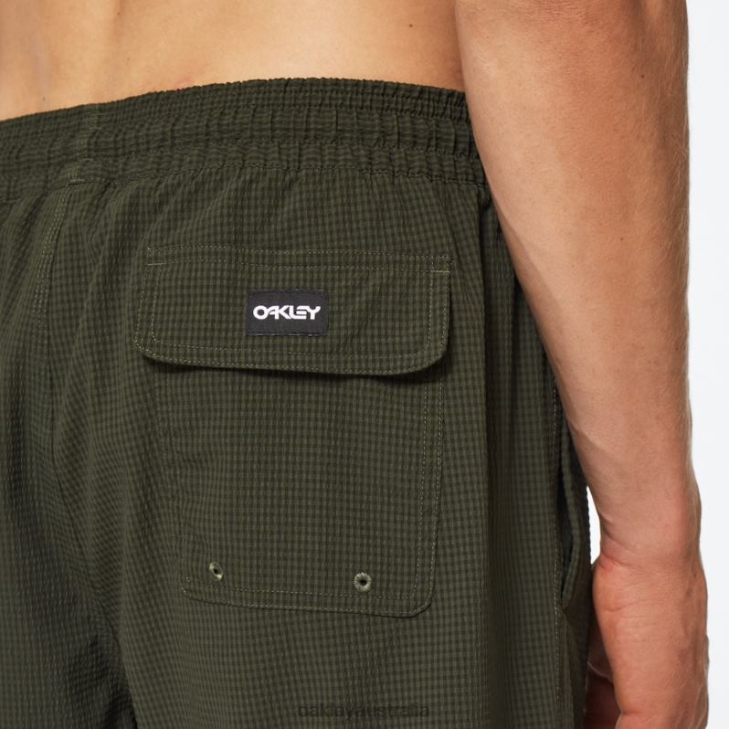 Seersucker 16" Beach Short New Dark Brush Oakley2ZJX2772
