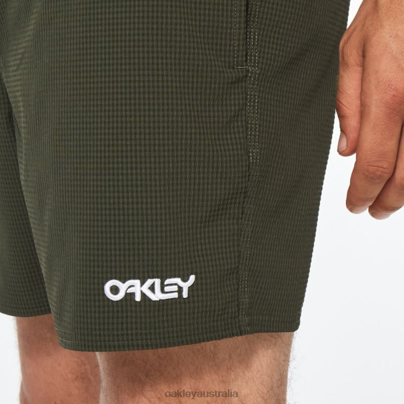 Seersucker 16" Beach Short New Dark Brush Oakley2ZJX2772