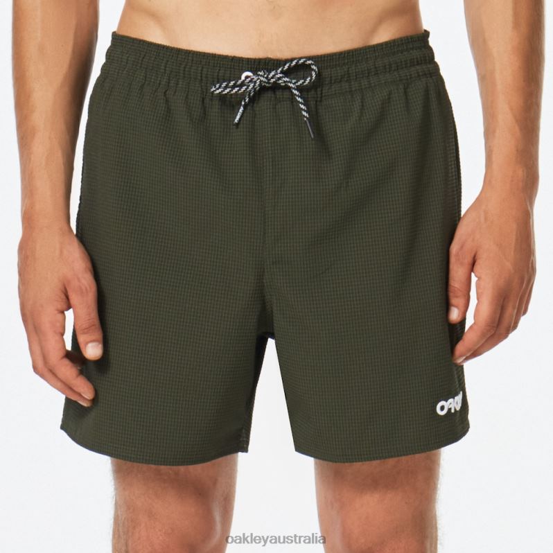 Seersucker 16" Beach Short New Dark Brush Oakley2ZJX2772