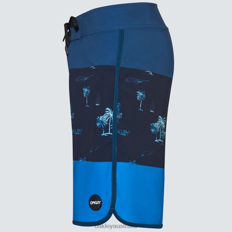 Tropics St 19"Rc Boardshort Palms Stripe Blue Oakley2ZJX2767