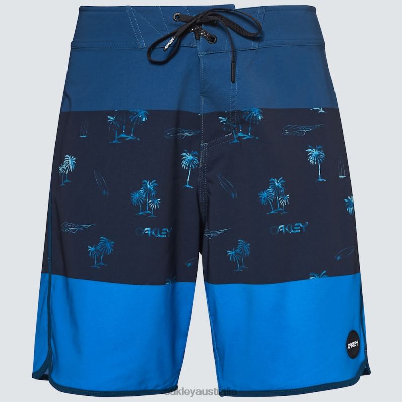 Tropics St 19"Rc Boardshort Palms Stripe Blue Oakley2ZJX2767