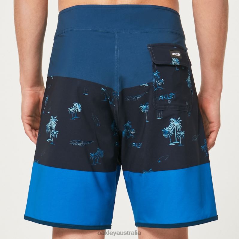 Tropics St 19"Rc Boardshort Palms Stripe Blue Oakley2ZJX2767