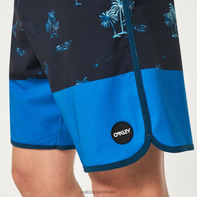 Tropics St 19"Rc Boardshort Palms Stripe Blue Oakley2ZJX2767
