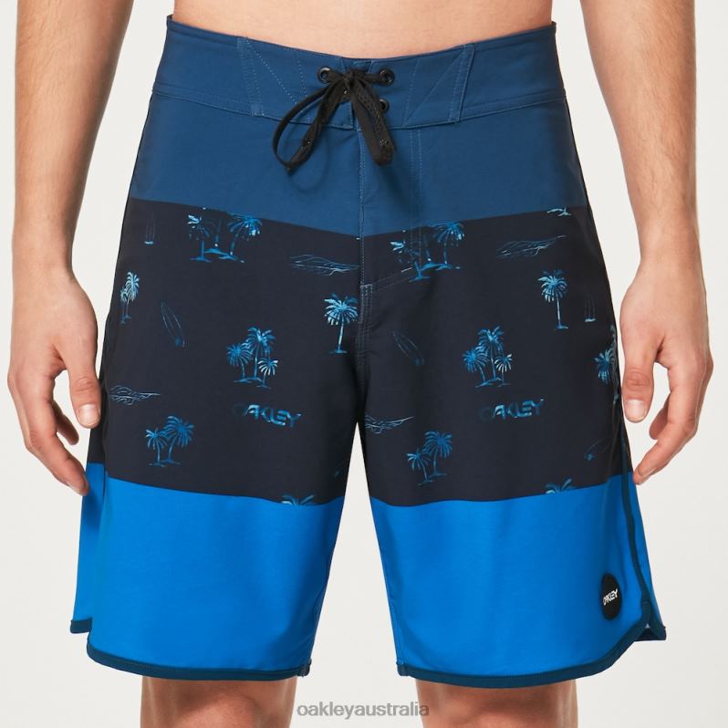 Tropics St 19"Rc Boardshort Palms Stripe Blue Oakley2ZJX2767