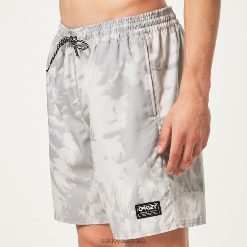 Wanderlust 18" Rc Beach Short Grey Mountain Tie Dye Pt Oakley2ZJX2733