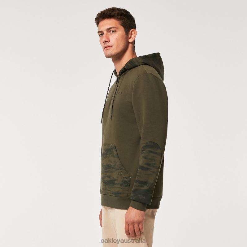 Camo Patch 1/4 Zip Hoodie New Dark Brush Oakley2ZJX2287