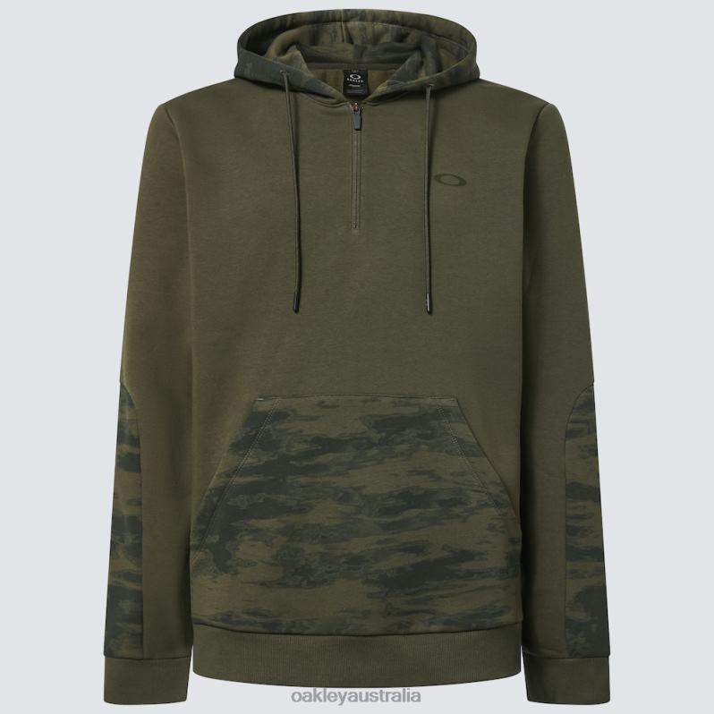Camo Patch 1/4 Zip Hoodie New Dark Brush Oakley2ZJX2287