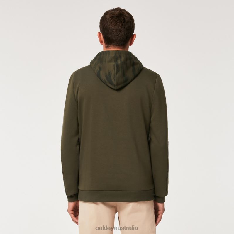 Camo Patch 1/4 Zip Hoodie New Dark Brush Oakley2ZJX2287