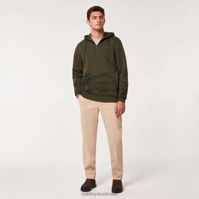 Camo Patch 1/4 Zip Hoodie New Dark Brush Oakley2ZJX2287