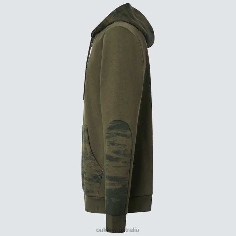 Camo Patch 1/4 Zip Hoodie New Dark Brush Oakley2ZJX2287