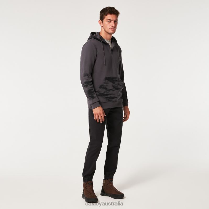 Camo Patch 1/4 Zip Hoodie Uniform Gray Oakley2ZJX2286
