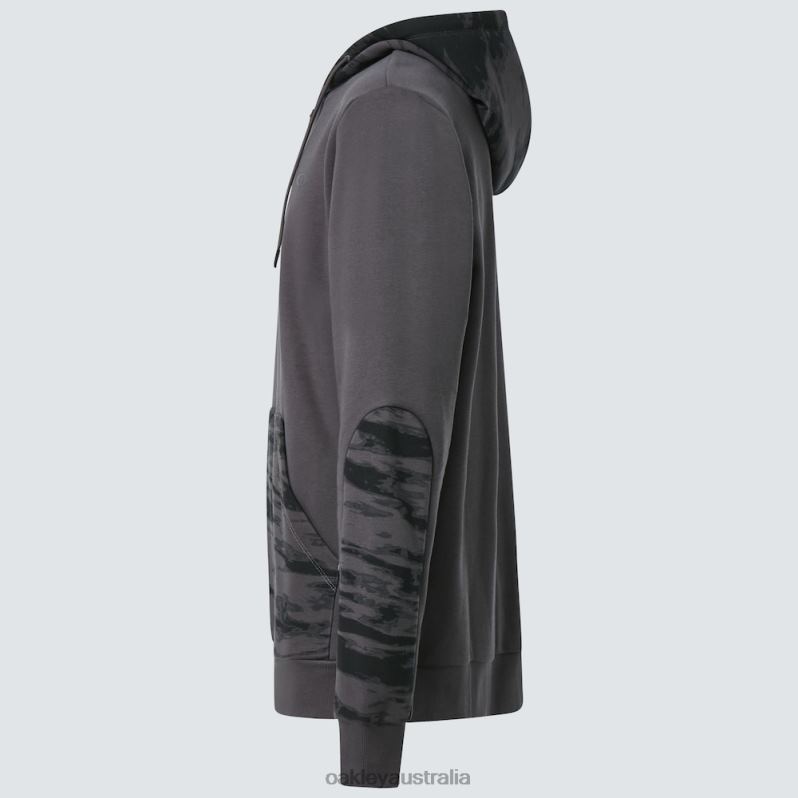 Camo Patch 1/4 Zip Hoodie Uniform Gray Oakley2ZJX2286
