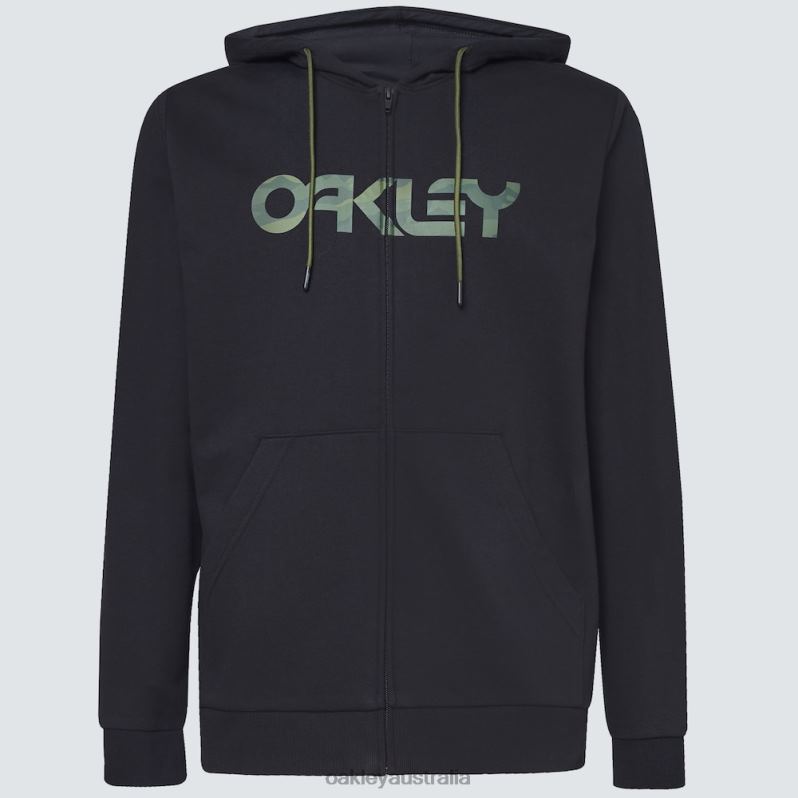 Teddy Full Zip Hoodie Black/Core Camo Oakley2ZJX2506
